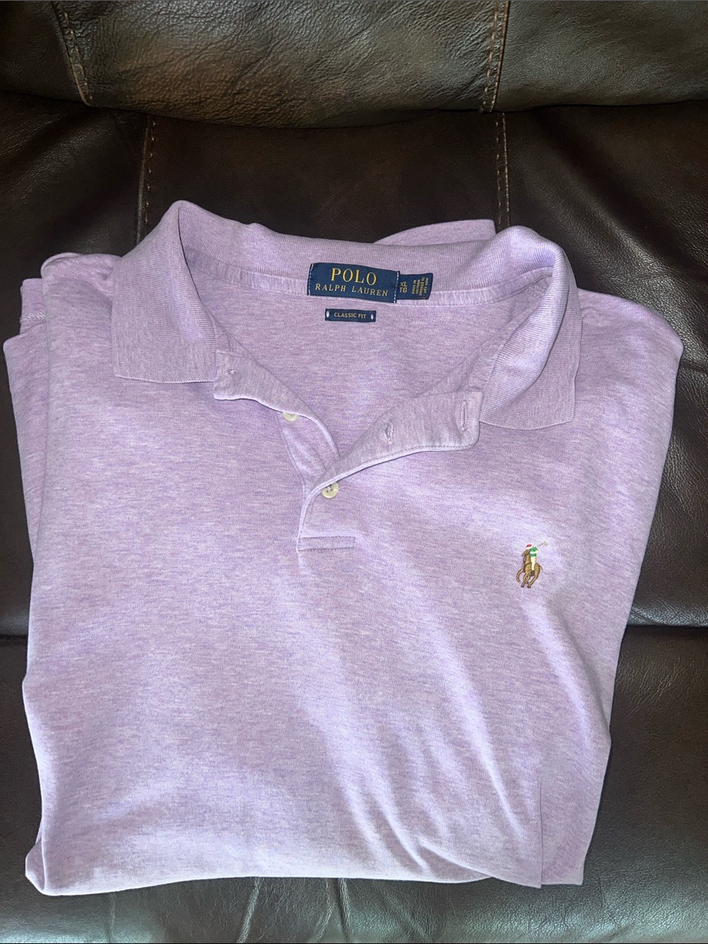 Polo by Ralph Lauren Lavender Short-Sleeve Polo